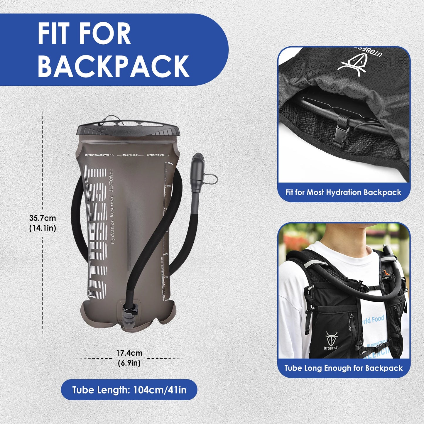 Water Bladder Hydration Pack by UTOBEST®