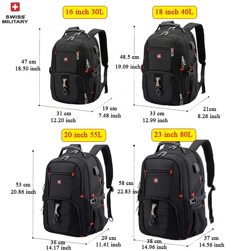 Travel Laptop Backpack by SWISS® MILITARY