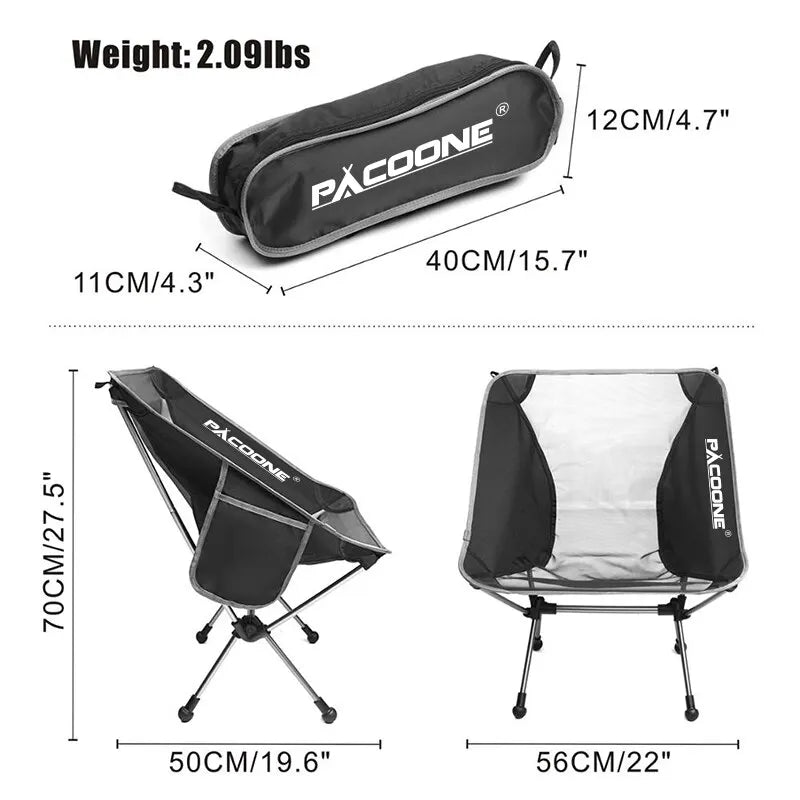 Folding Aluminum Chair by PACOONE®